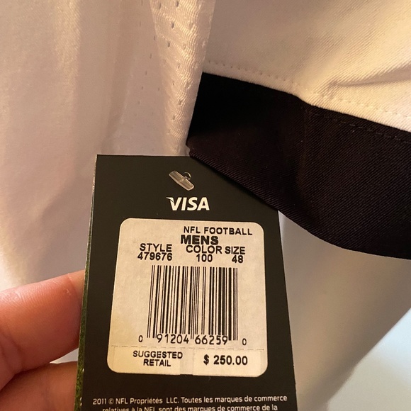 New Nike Baltimore Ravens blank football jersey various sizes - Picture 6 of 9